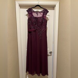 Plum Prom Dress